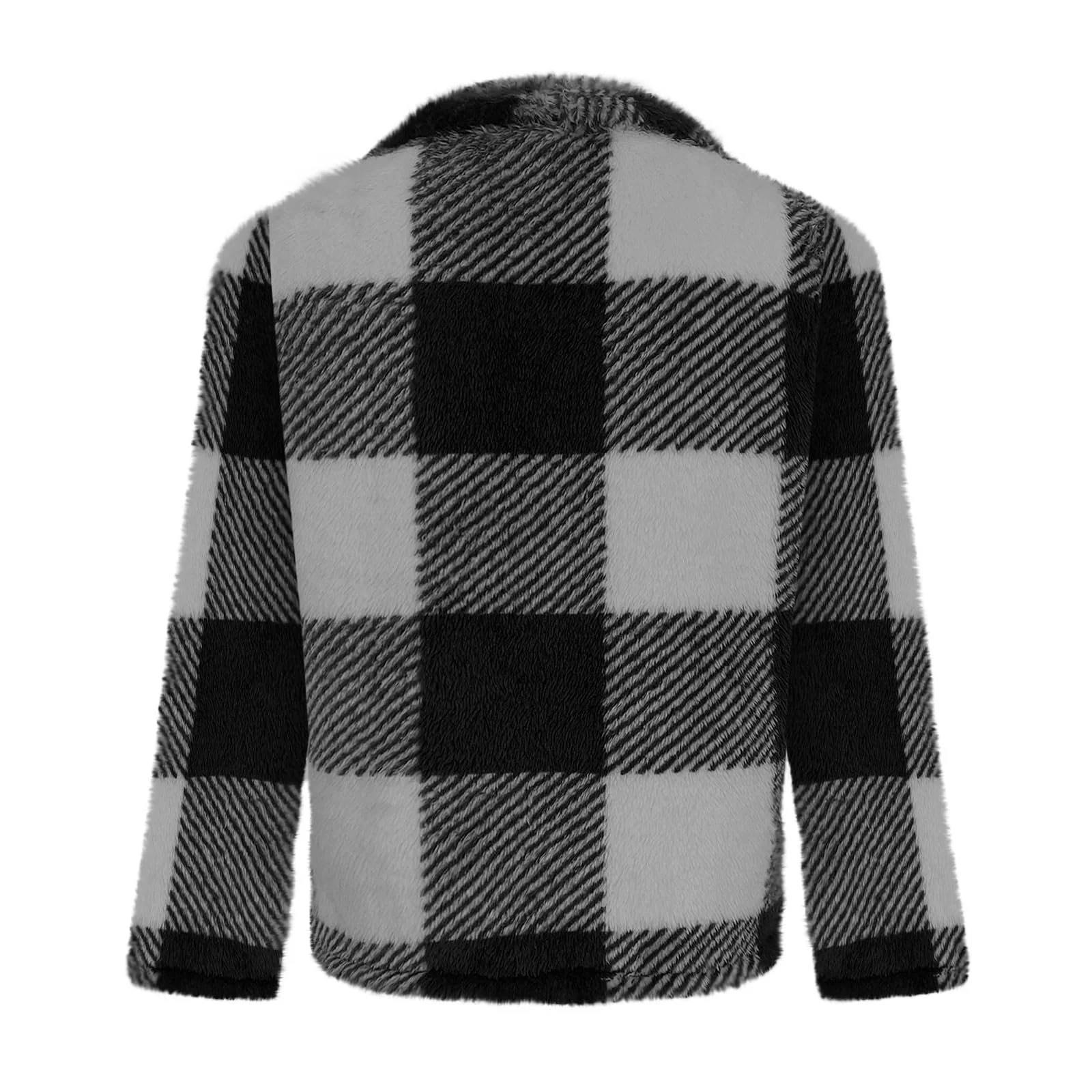 Пальто в клітинку Lemoiitea Жіноче Зимове З відкладним коміром, фото №5 Пальто в клітинку Lemoiitea Жіноче Зимове З відкладним коміром, фото №5