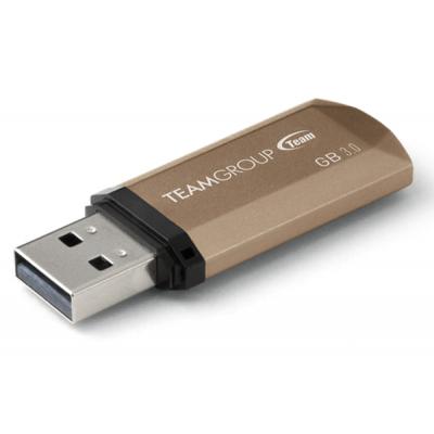 USB флеш-накопичувач Team 32gb C155 Golden USB 3.0 TC155332GD01, фото №3