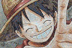 Пазл ensky One Piece Mosaic Art Luffy 1000 деталей 50 x 75 cm - Фото 1