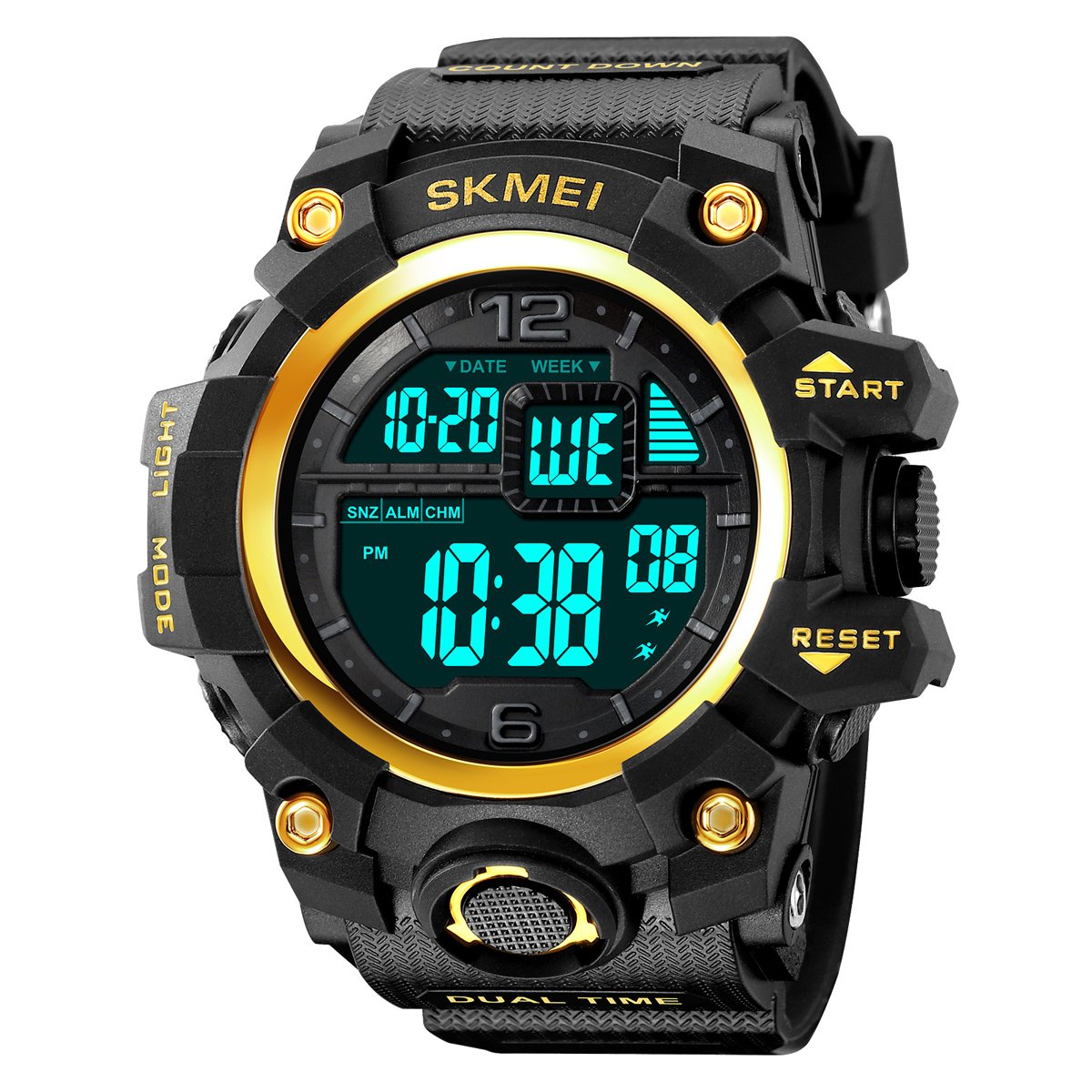 Годинник Skmei 2245BKGD Black-Gold, фото №2