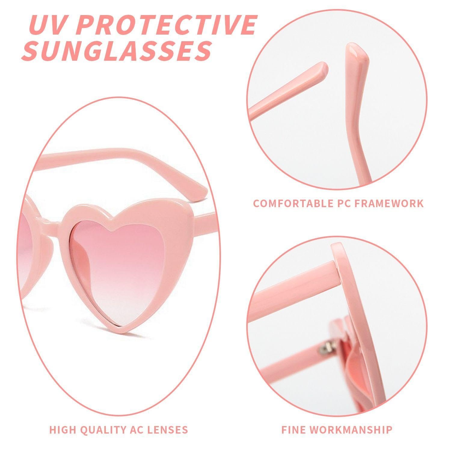 Солнцезащитные Очки Розовые (2 шт), фото №3