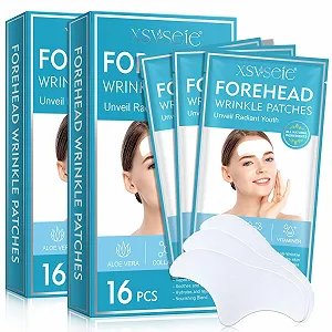 Пластирі від зморшок 32 шт, патчі для чола, антивіковий пластир для обличчя - Фото 1