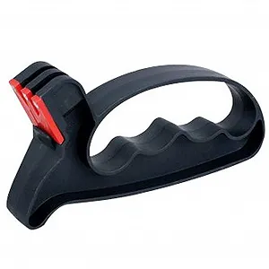 Точилка для ножей и ножниц ручная 2 в 1 эргономичная пластиковая - Фото 1