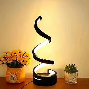 LED Настільна лампа Spiral USB 3 кольори Плавне регулювання яскравості - Фото 1