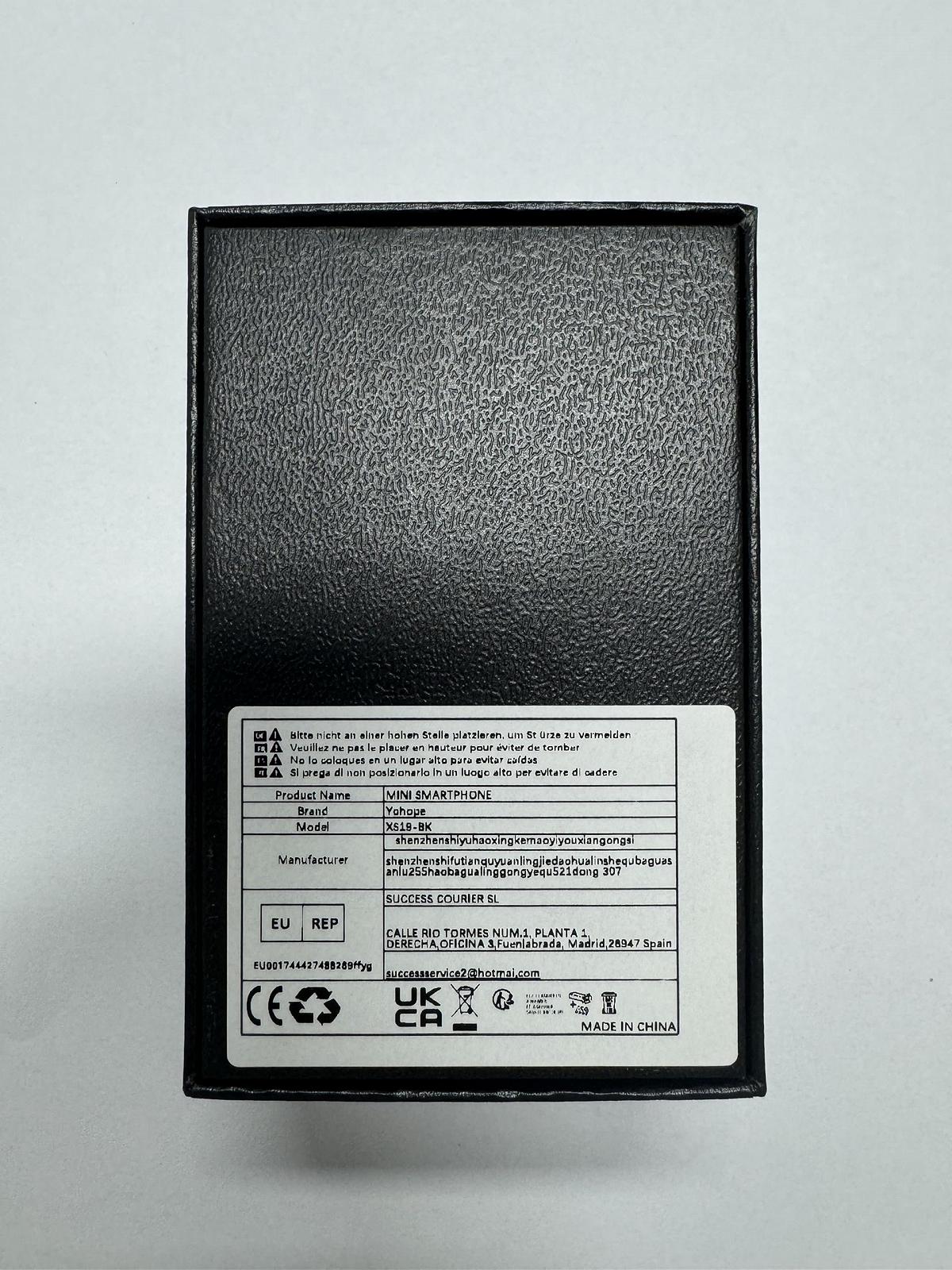 Смартфон YOHOPE Mini 3.88 дюйма HD Dual SIM Face ID Black-3G, фото №9