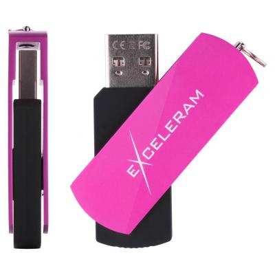 USB флеш-накопитель Exceleram 64gb P2 Series Purple/Black USB 2.0 EXP2U2PUB64, фото №4