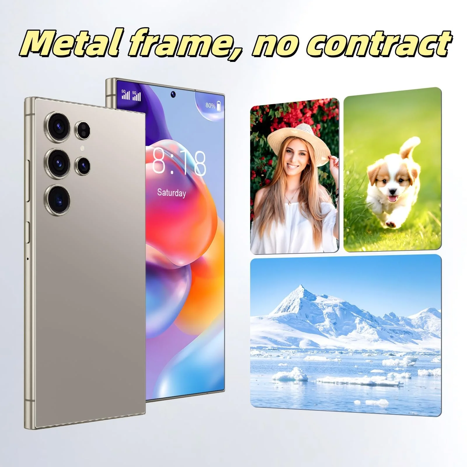 Смартфон Android 4G LTE FDD 4/64 ГБ 6.75" 5+16 Мп Grey, фото №4