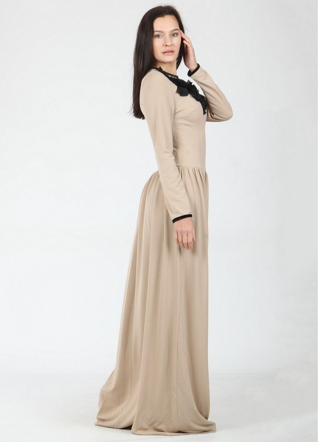 Платье MOZAH S Бежевый (ND-20046-1-Beige), фото №4