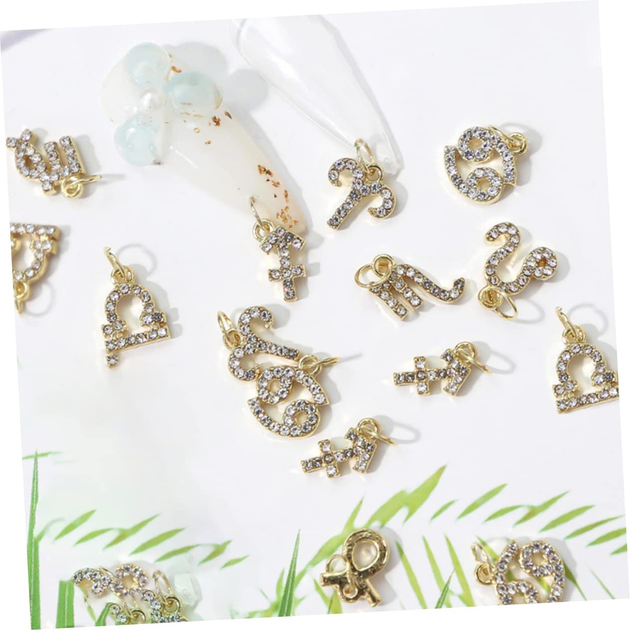 Стразы Знаки зодиака PLAFOPE 12 шт. для украшения маникюра, фото №9