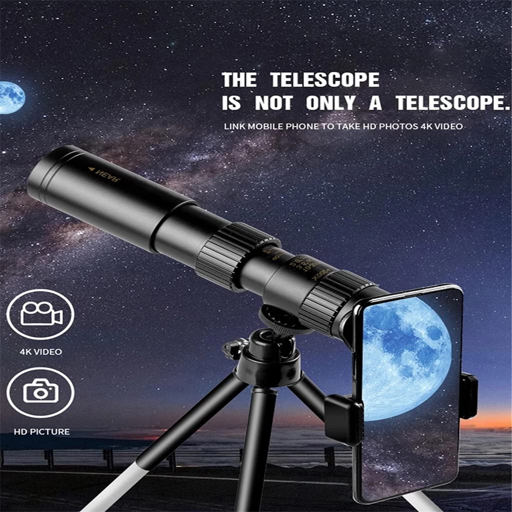 Монокулярний телескоп 4K 10-300X40 Professional Mini BAK4 HD для вулиці, фото №5