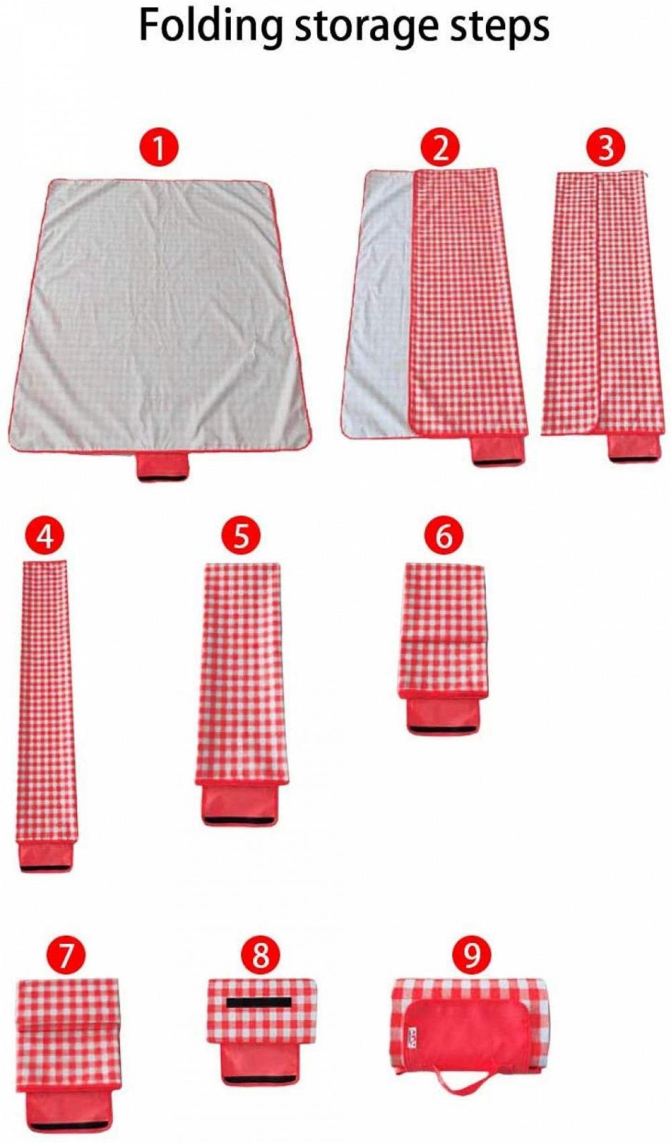 Покрывало SlimpleStudio Picnic Camping Beach B Влагозащитное покрывало 145 x 200 см, фото №5