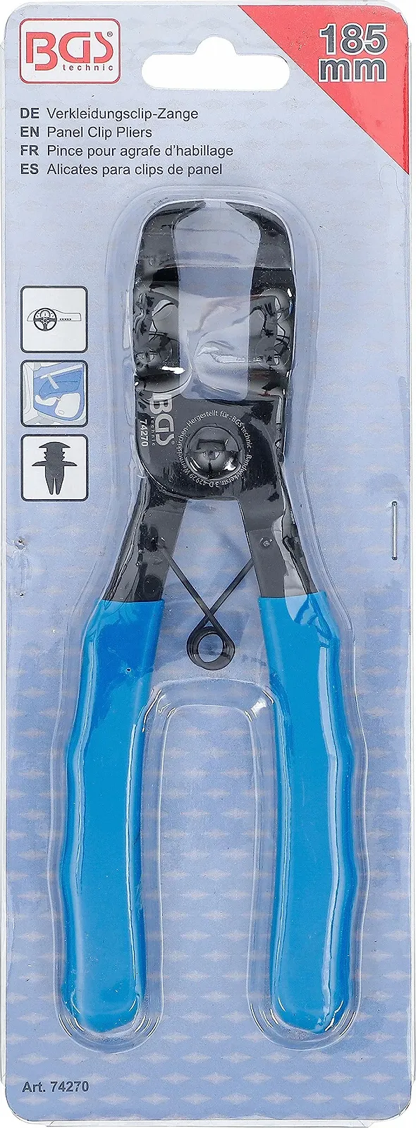 Плоскогубці BGS 185 мм 74270, фото №6