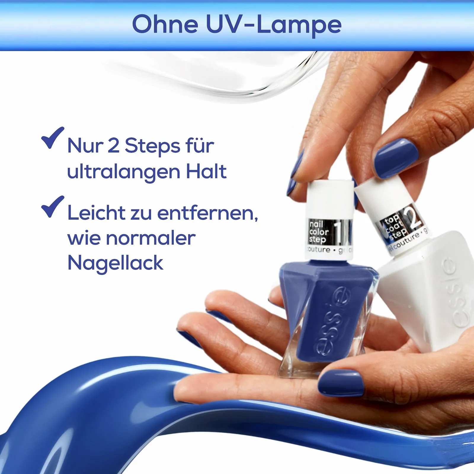 Гель-лак Essie Couture Clean Girl Set (№ 00 Top Coat, № 10 Sheer Fantasy), фото №6