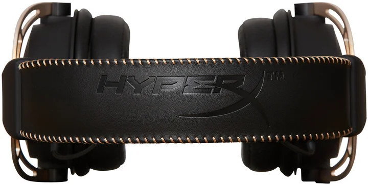 Геймерські дротові навушники HyperX Cloud Alpha / Golden-black, фото №6