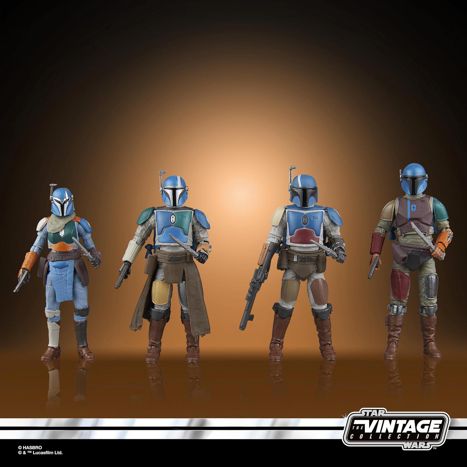 Ігрові фігурки Star Wars The Vintage Collection Mandalorian Shriek-Hawk 4-Pack, масштаб 9,5 см, фото №7
