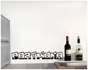 Наклейка на стену Dortmund Lettering Skyline synthetic.ua - Фото 1