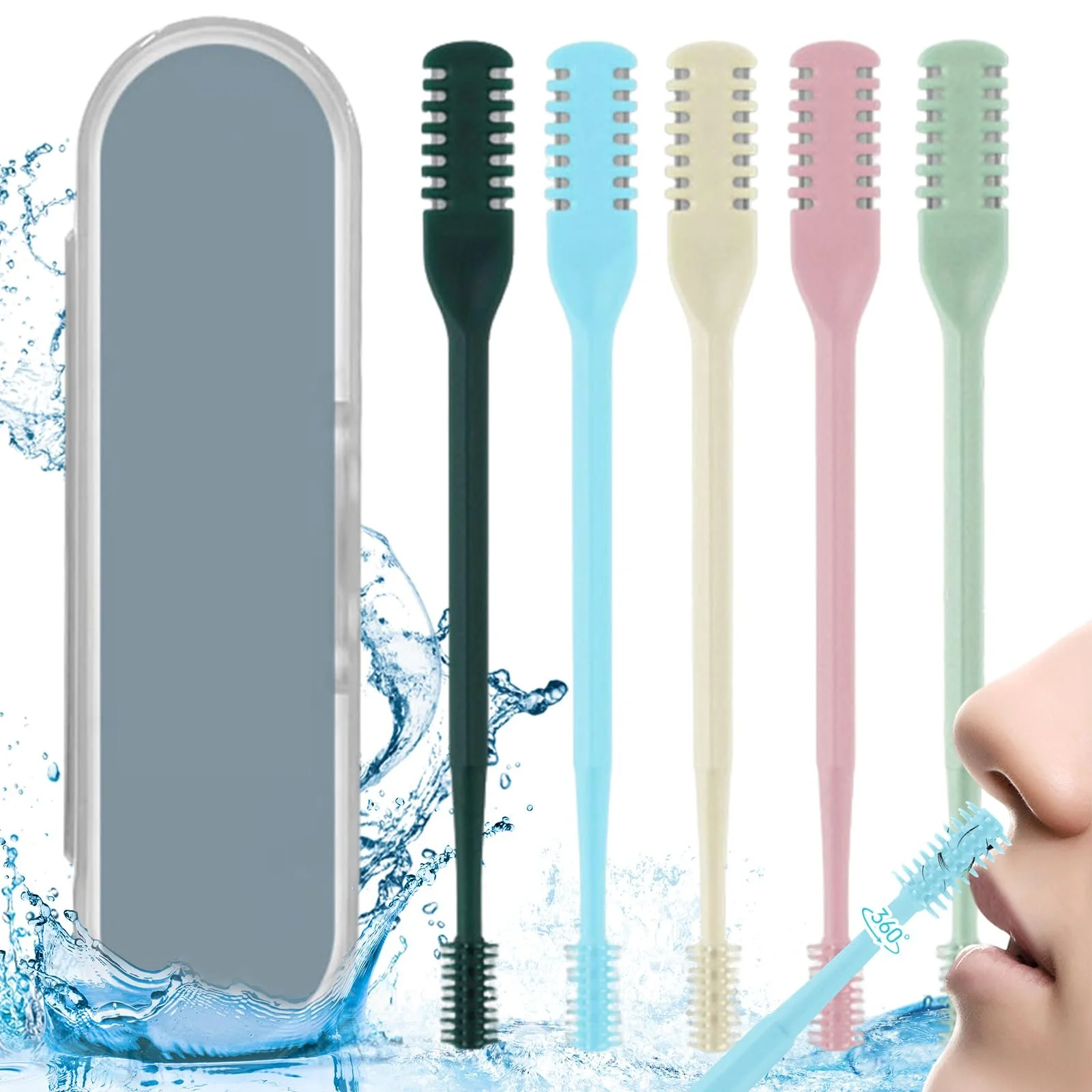 Триммер для волос в носу 2-в-1 Double Sided Nose Hair Knife, фото №1