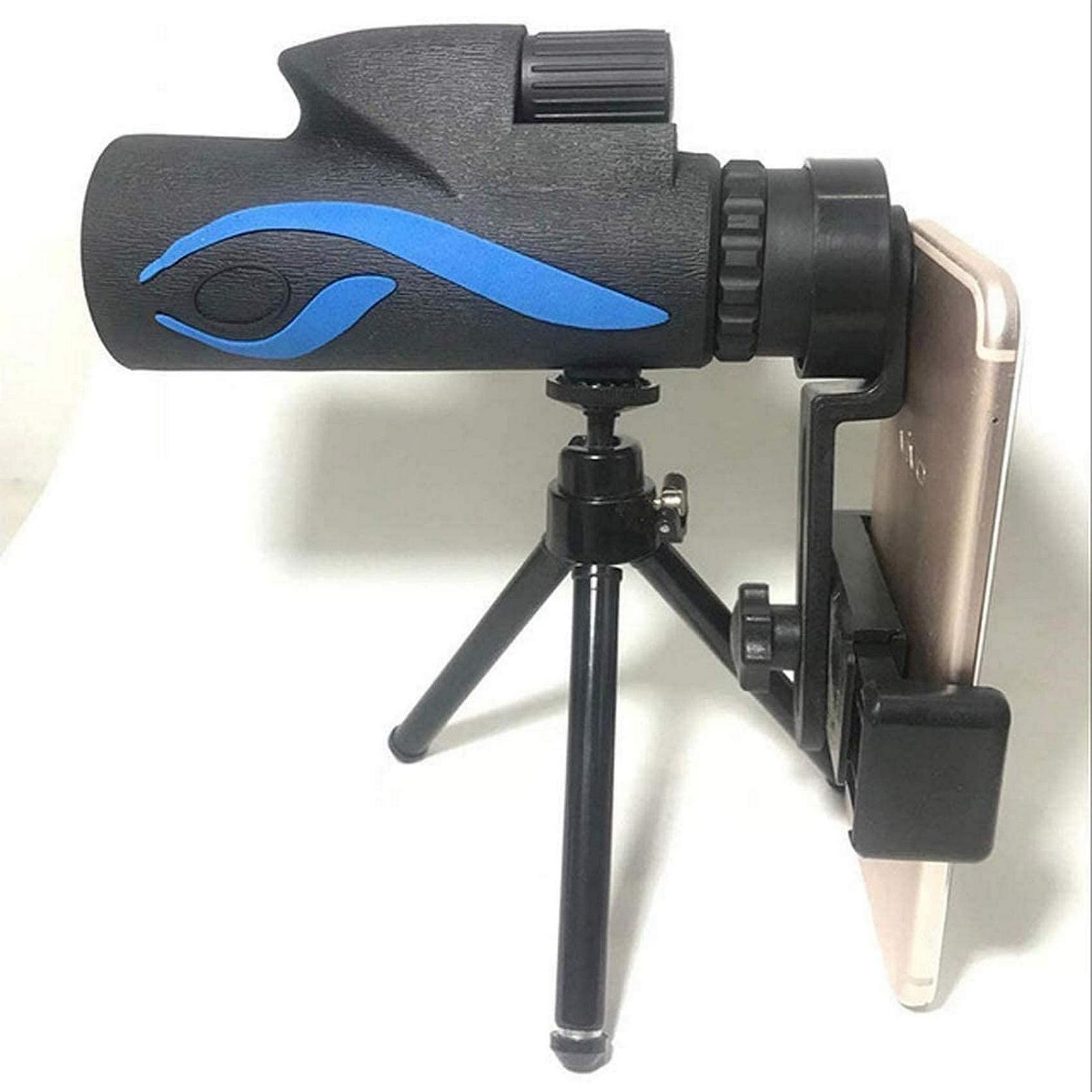 Монокуляр Higher Path Products High Definition 12x50 з кріпленням для смартфона та штативом, фото №1
