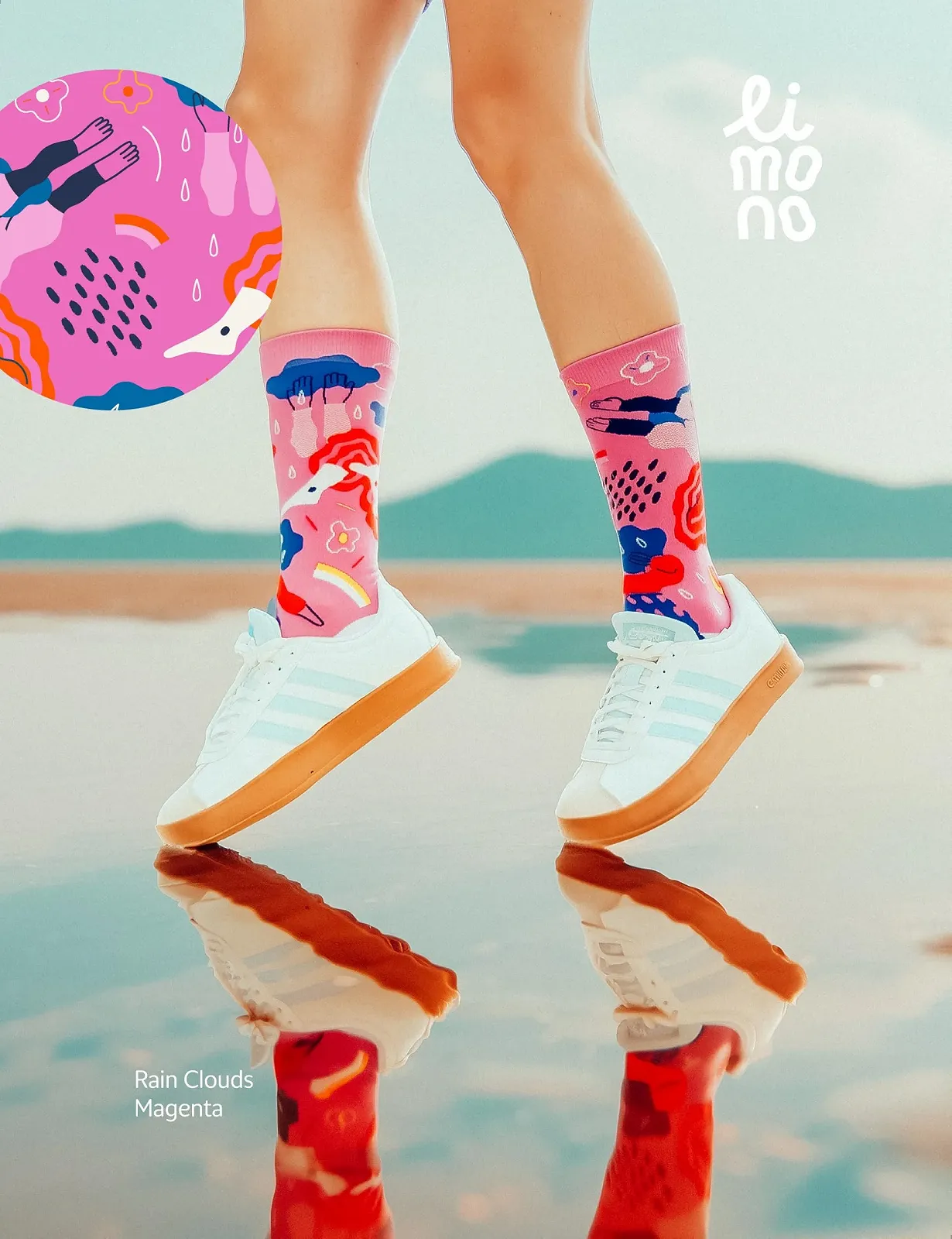Шкарпетки Унісекс Rain Clouds Organic Cotton Різнокольорові, фото №5