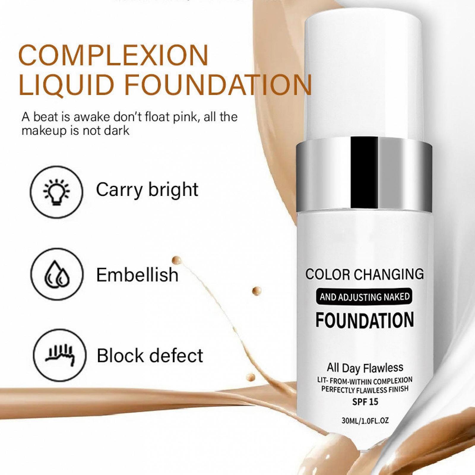 Тональная основа Colour Changing Liquid Makeup Waterproof Natural Blends Moisturising Full Coverage Tinted Sunscreen SPF 15 2 Штуки, фото №2 Тональная основа Colour Changing Liquid Makeup Waterproof Natural Blends Moisturising Full Coverage Tinted Sunscreen SPF 15 2 Штуки, фото №2