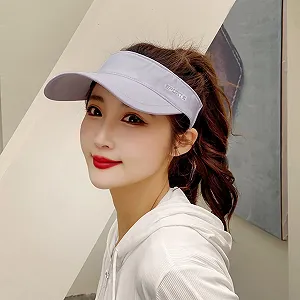 Козирок HZMM Empty Top Hat жіночий спортивний з великим краєм synthetic.ua - Фото 1