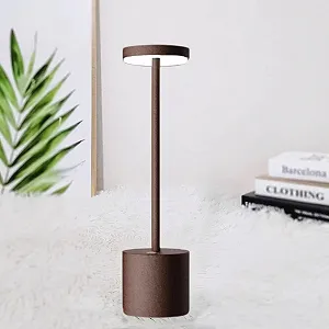 Настільна лампа LED 5000 mAh Бездротова Акумуляторна USB з регулюванням яскравості 3 режими кольору - Фото 1