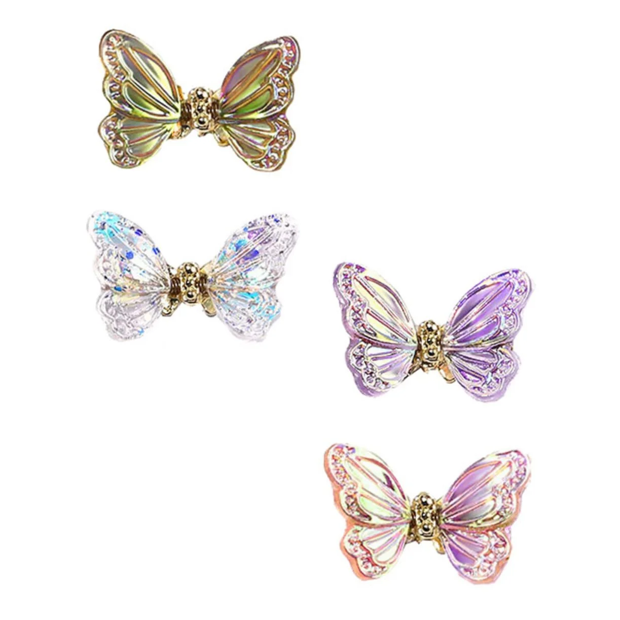 Підвіски Housoutil 4 шт., прикраси для манікюру з DIY-сплаву, аксесуари для дівчат, фото №1