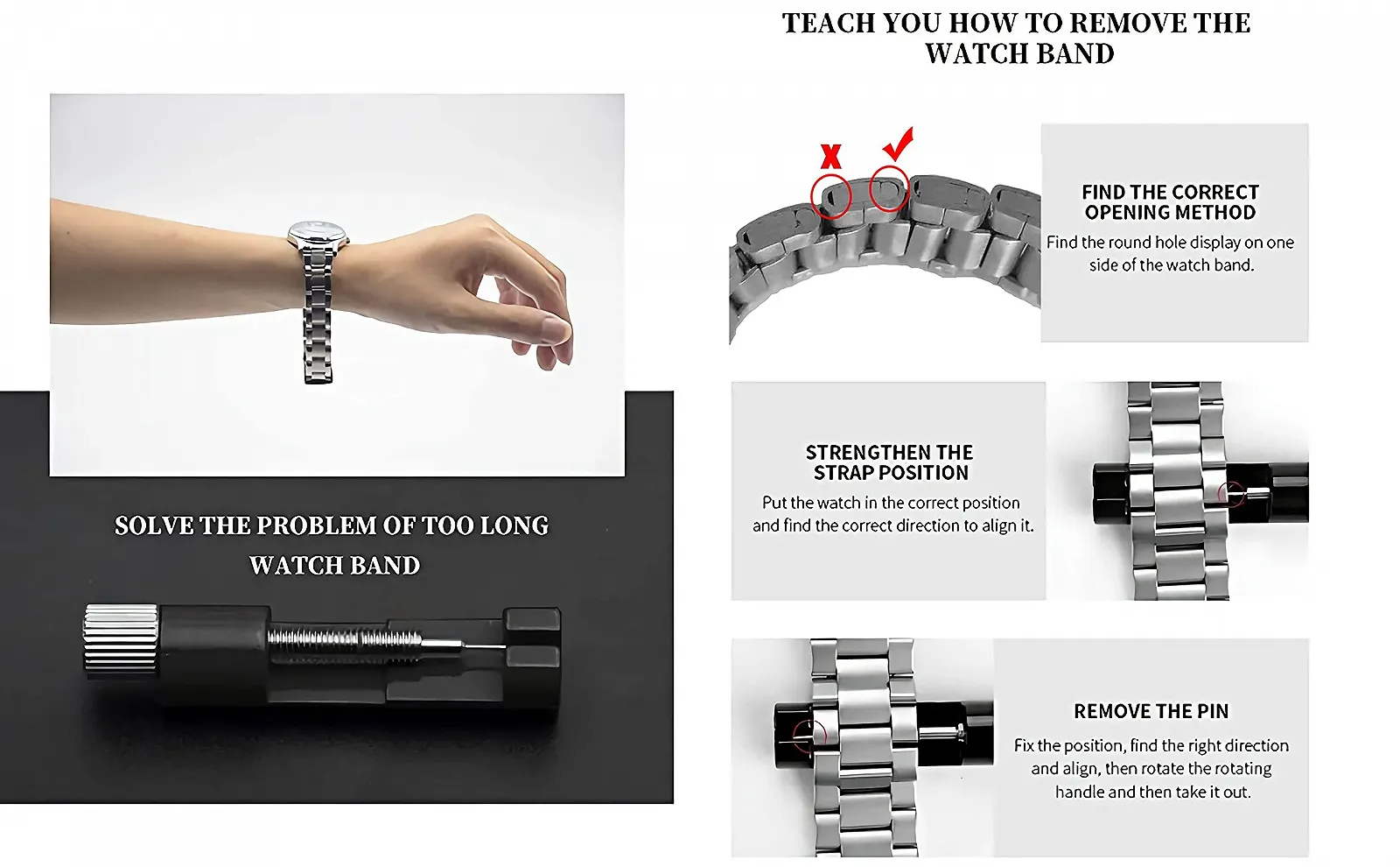 Аналоговые наручные часы 40 мм Easy Read Auto Date and Day из нержавеющей стали для бизнеса, мужские часы, водонепроницаемые до 30 м, фото №4