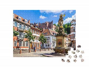 Пазл puzzleYOU Heidelberg, Heidelberg Castle, German Cities "Picturesque Old Town of Heidelberg in Germany" 500 элементов synthetic.ua - Фото 1
