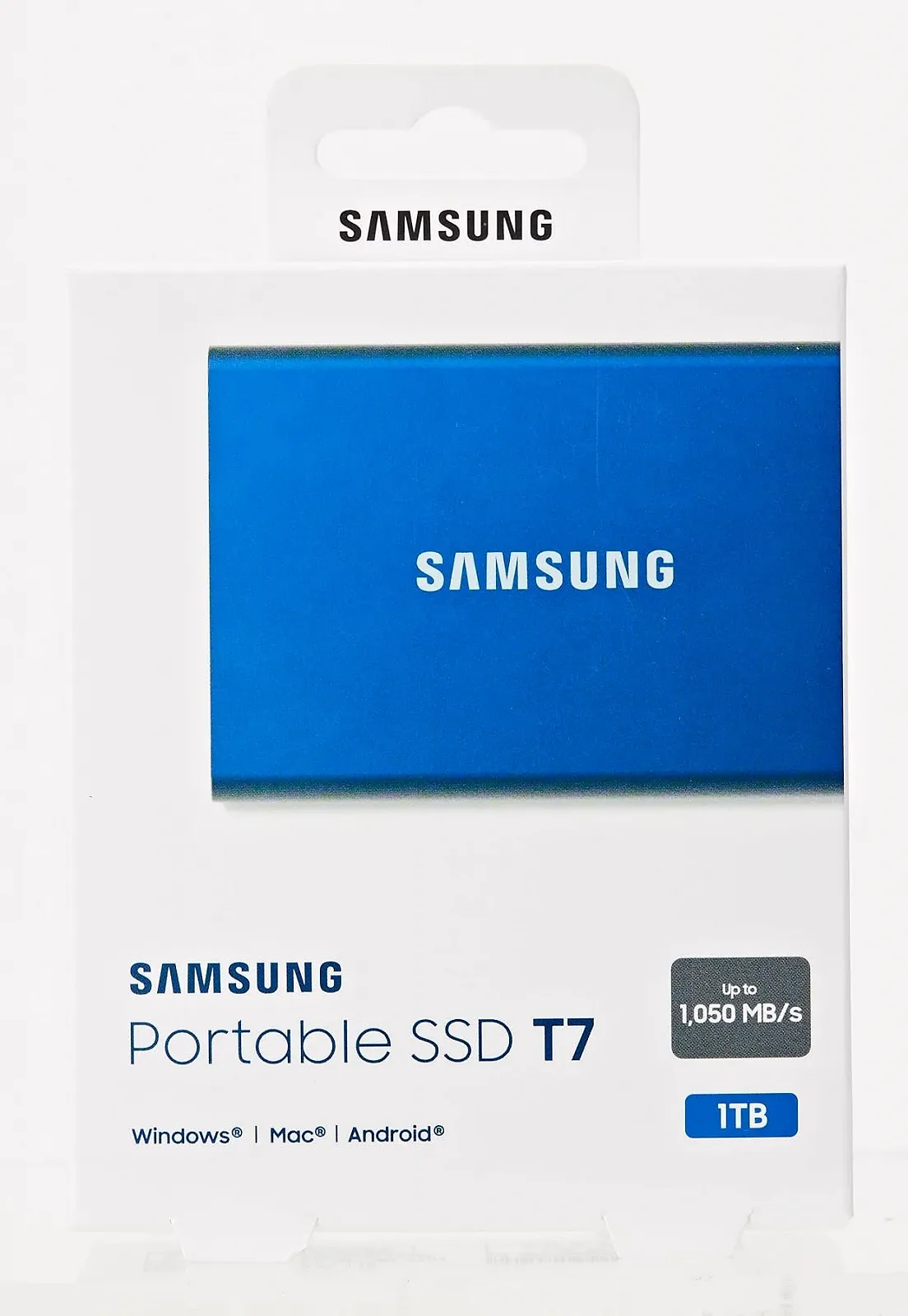 Зовнішній SSD Samsung T7 1 TB USB 3.2 Gen 2 Indigo Blue, фото №4