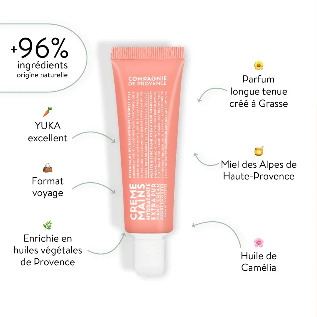 Крем для рук Compagnie de Provence Грейпфрут 30 мл, фото №2