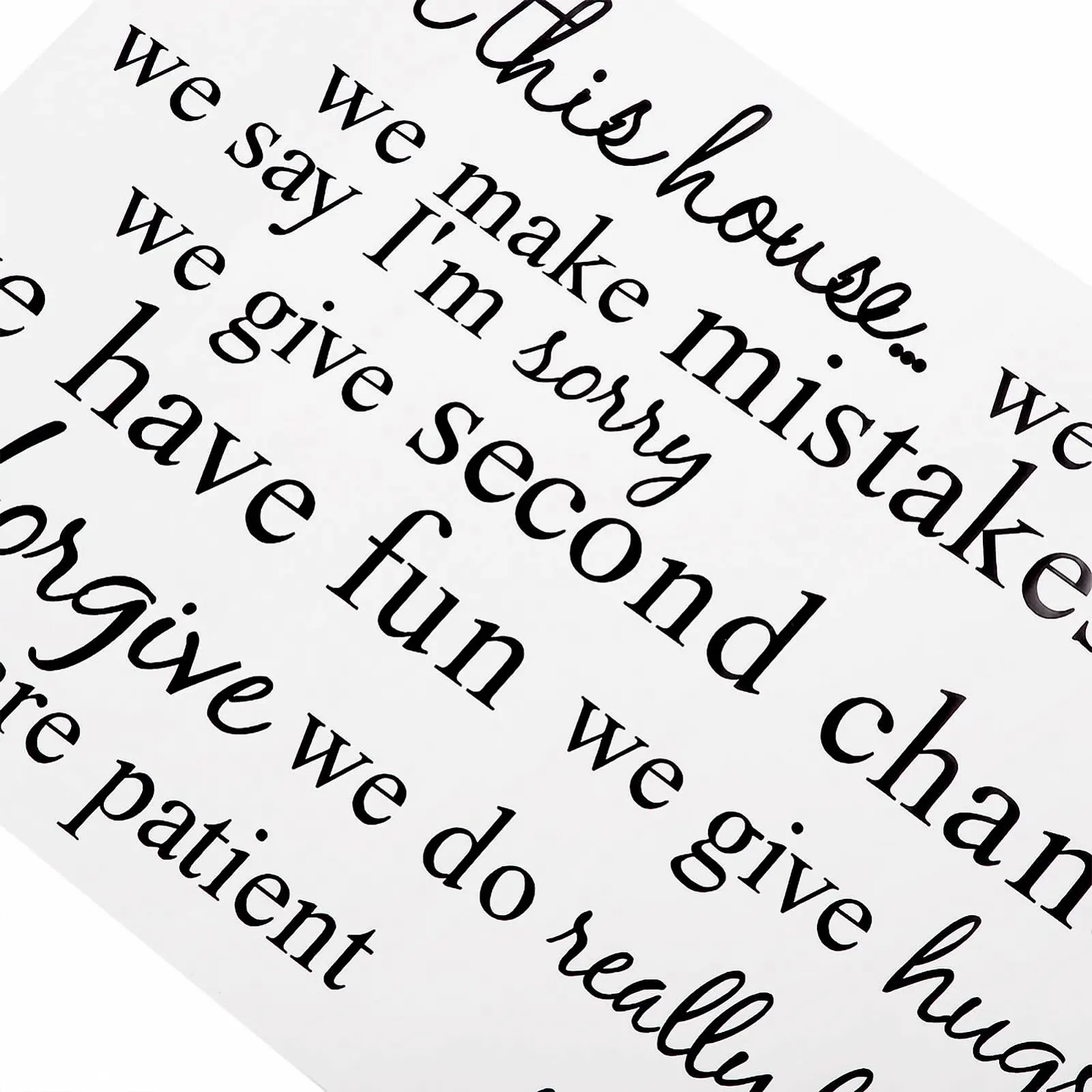 Наклейка на стену PVC Stairs Decorative Stickers Beautiful Art Sayings 61 x 41 см, фото №7 Наклейка на стену PVC Stairs Decorative Stickers Beautiful Art Sayings 61 x 41 см, фото №7