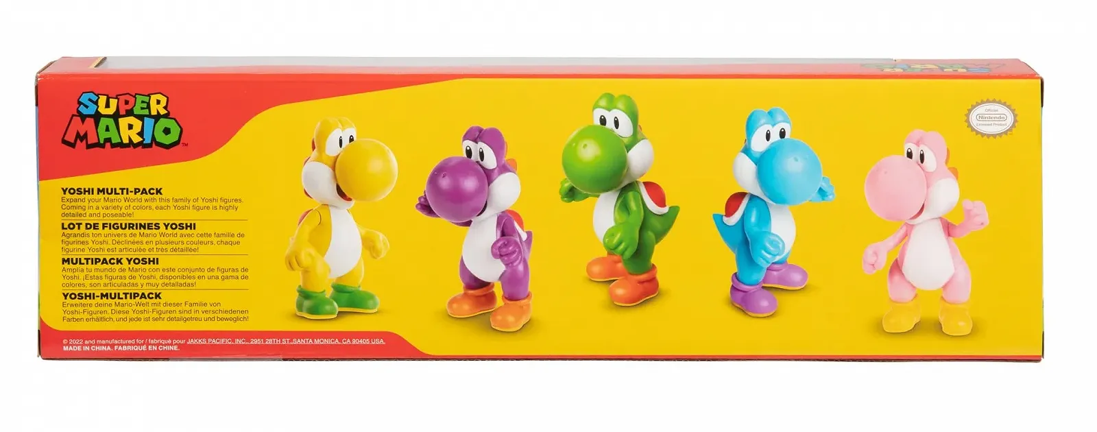 Набір фігурок Nintendo Yoshi / 5 штук / 6,5 см, фото №4 Набір фігурок Nintendo Yoshi / 5 штук / 6,5 см, фото №4