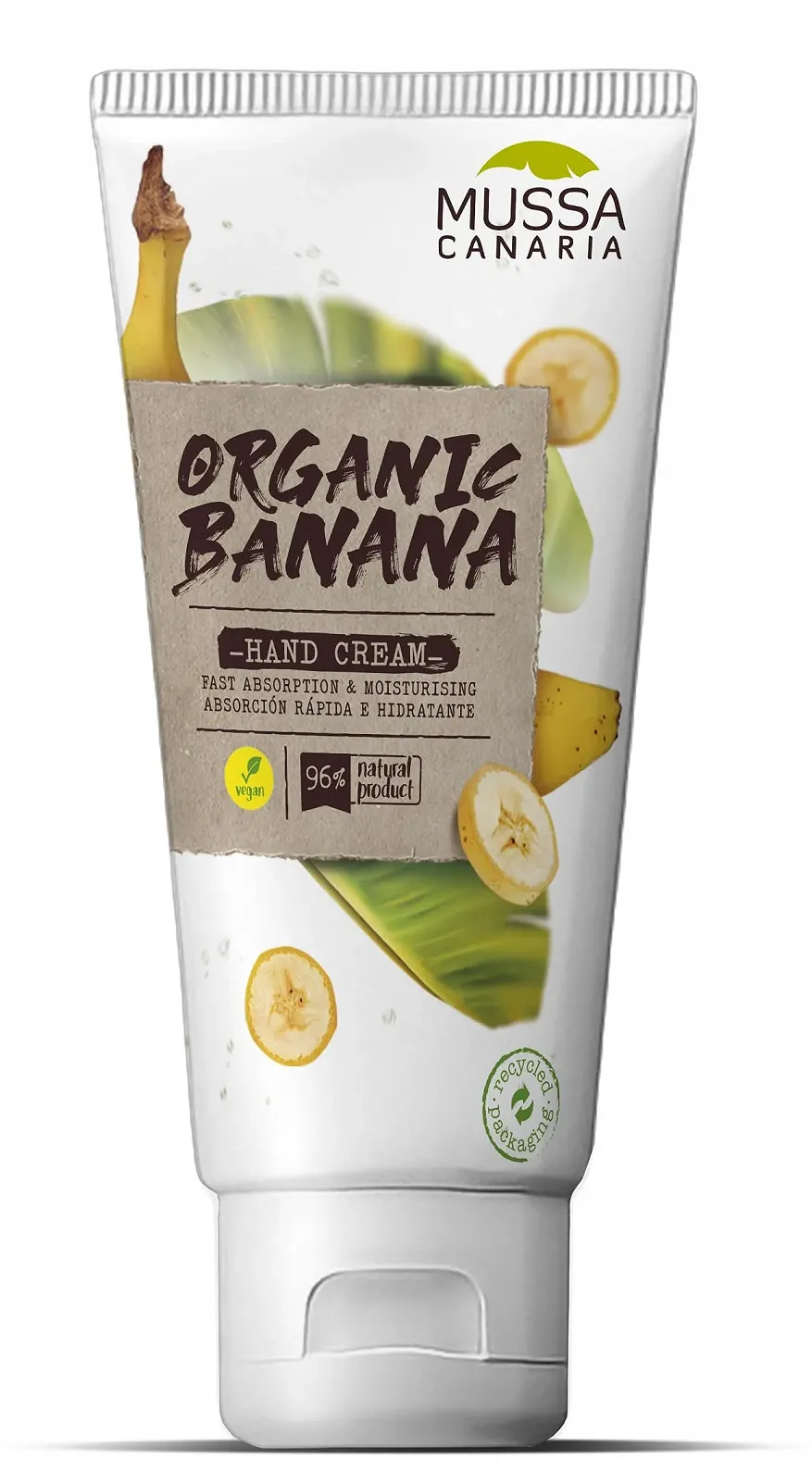 Крем для рук Organic Aloevera & Banana 98% Natural 100 мл 2x1, фото №3