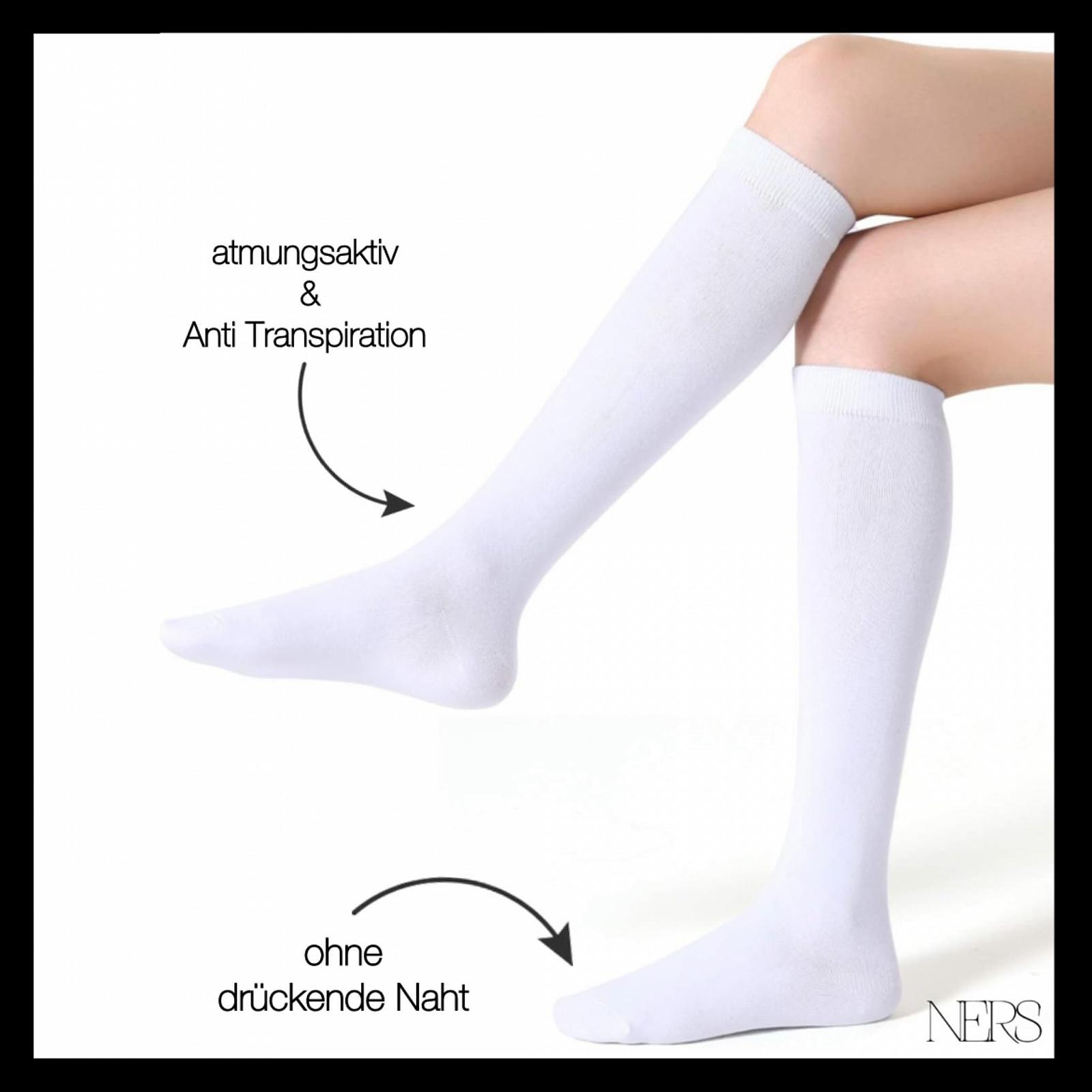 Гольфы (3-6 пар) для мужчин и женщин из высококачественного хлопка, с комфортным поясом, без шва, фото №4