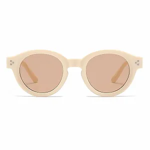 Вінтажні круглі сонцезахисні окуляри LJCZKA Класичні ретро круглі synthetic.ua - Фото 1