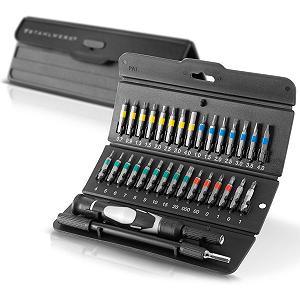 Набор STAHLWERK 32 Precision Отвёртка и биты Chrome Vanadium с гибким удлинителем и телескопической ручкой - Фото 1