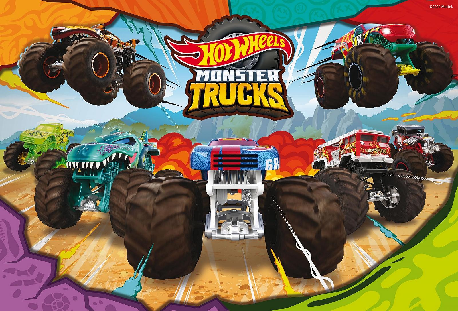 Пазл для пола Lisciani Hot Wheels Maxi Floor Puzzles 2 x 60 деталей 35 x 50 см, фото №3