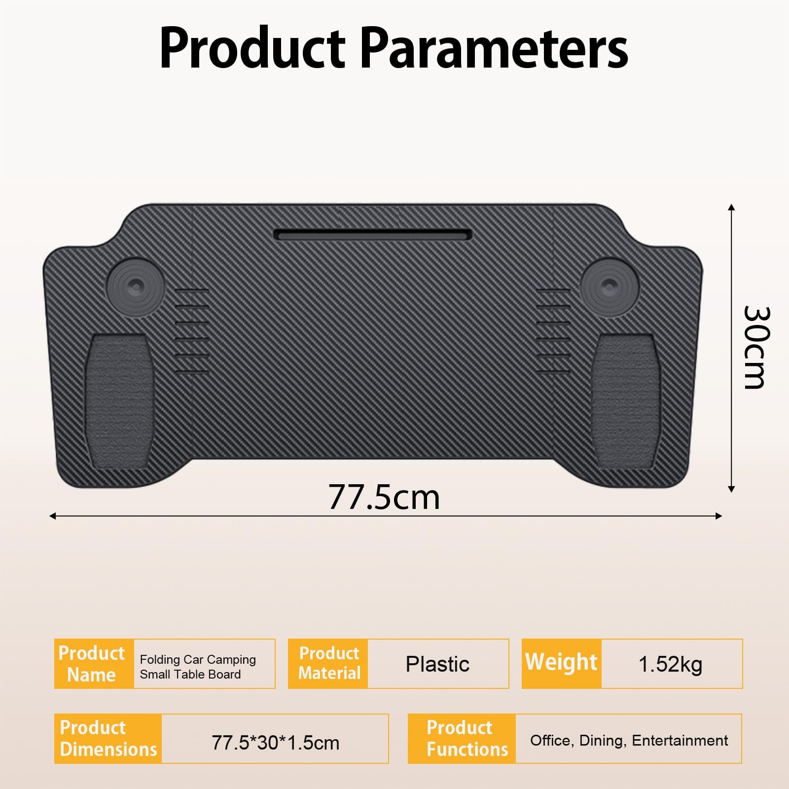 Автомобільний столик для Tesla Model 3/Y Розкладний столик-піднос для ноутбуків ESS, фото №8 Автомобільний столик для Tesla Model 3/Y Розкладний столик-піднос для ноутбуків ESS, фото №8