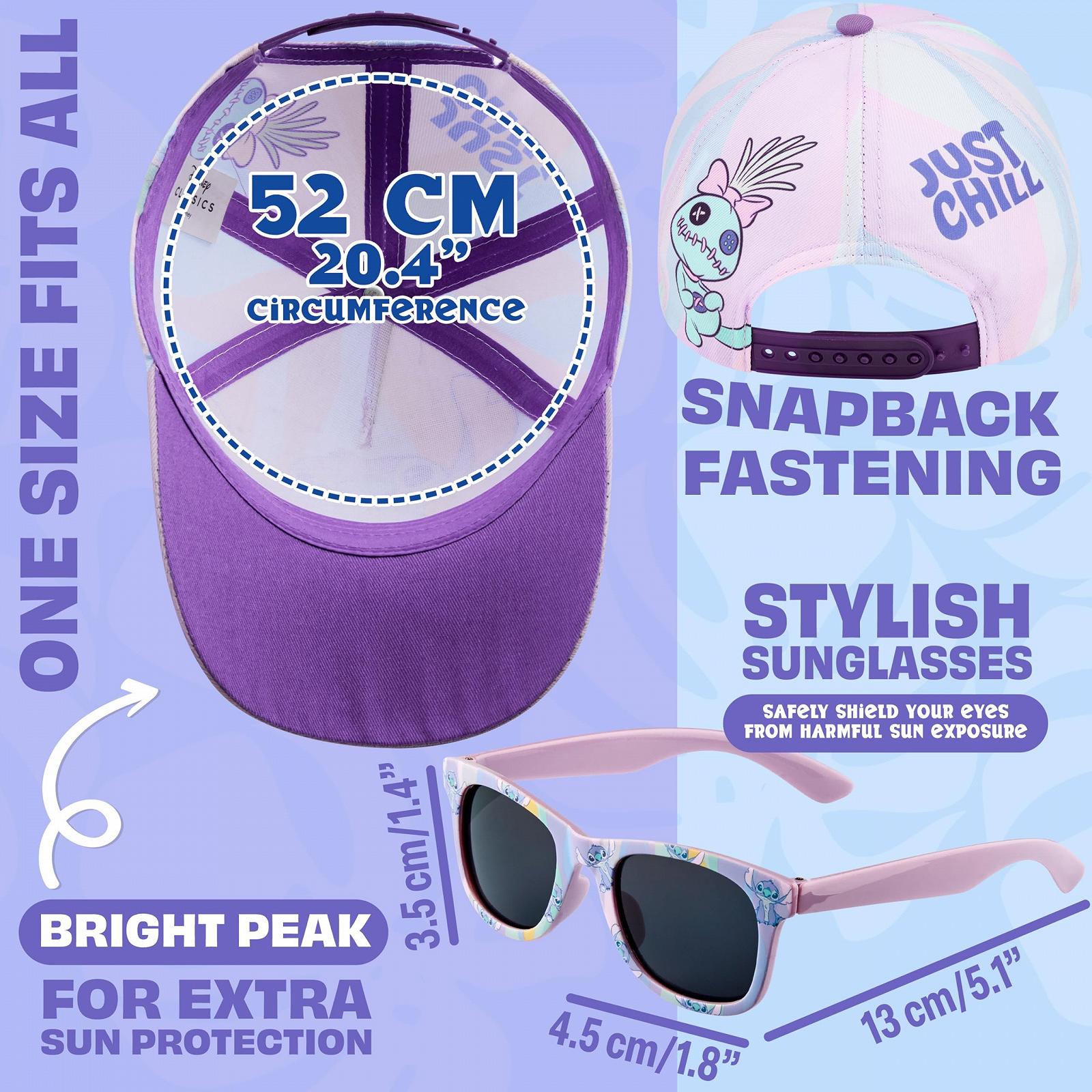 Набір бейсболка та сонцезахисні окуляри Get Trend для дівчаток регульований UV400, фото №6
