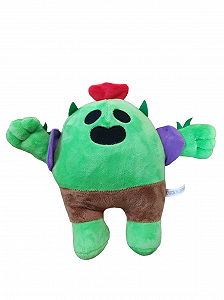 Мягкая игрушка Спайк из Бравл Старс герой Spike игры Brawl Stars 21см 115993 - Фото 1