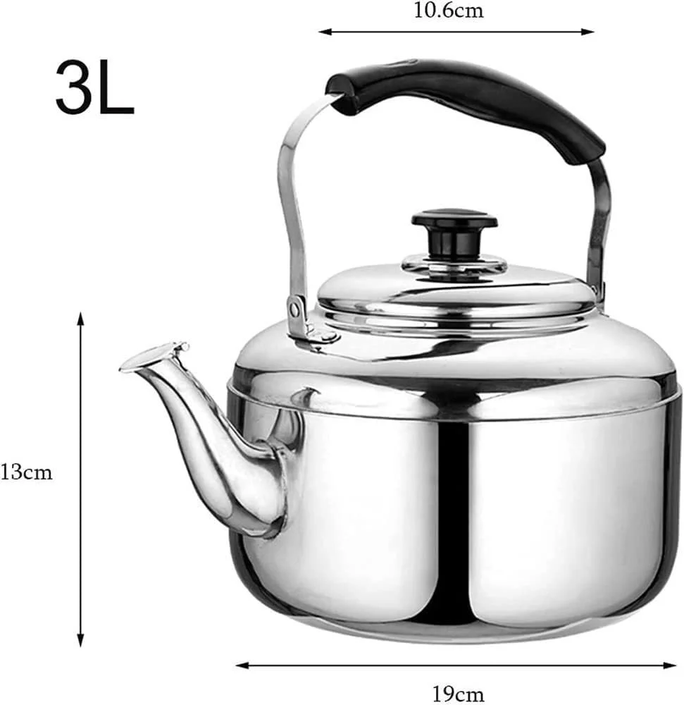 Чайник з свистком Чавунний чайник для плити, фото №4