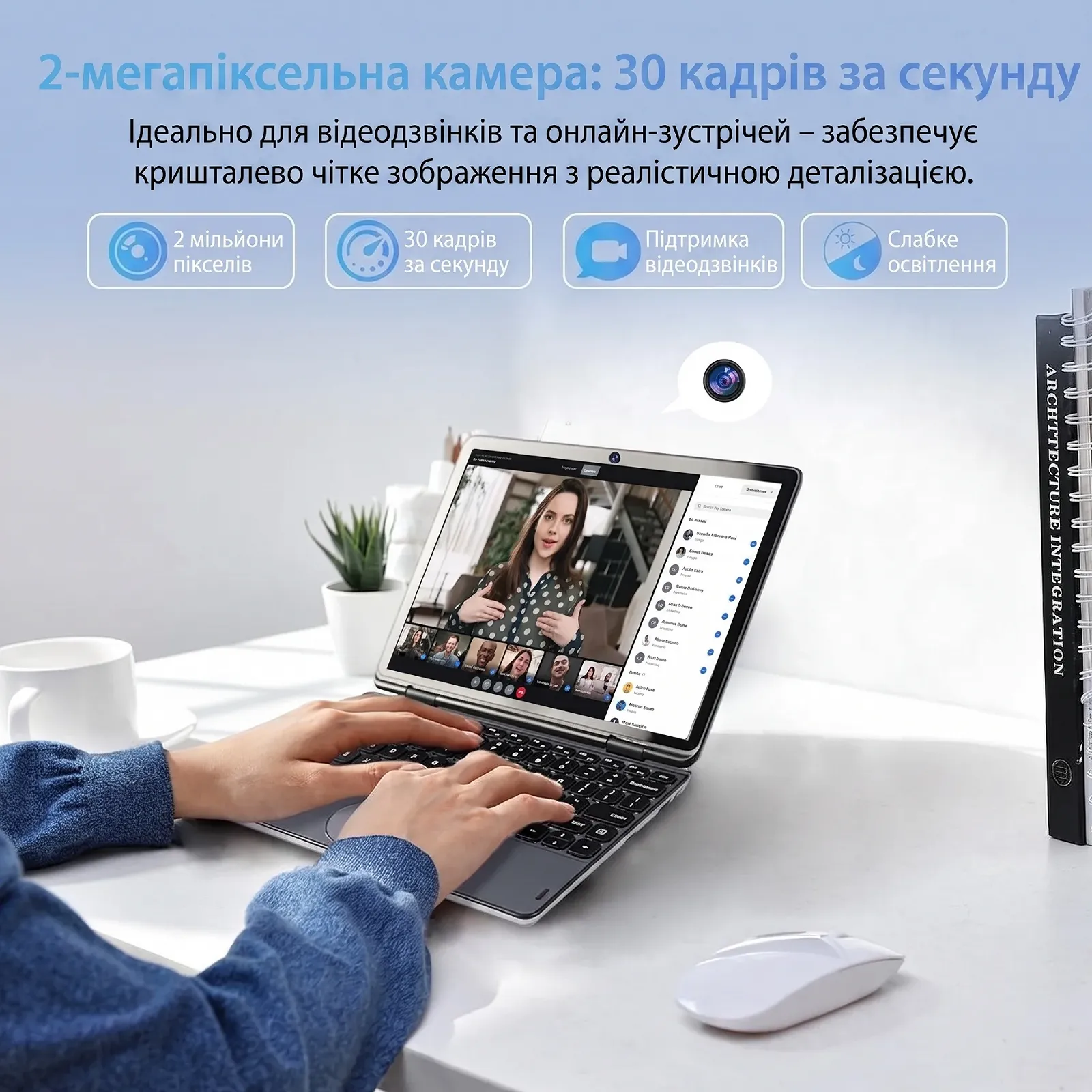 Сенсорний ноутбук 10.95" IUGNG Yoga 360 Intel N150 RAM 16GB SSD 512GB 10год батарея Windows 11 (UKR), фото №4 Сенсорний ноутбук 10.95" IUGNG Yoga 360 Intel N150 RAM 16GB SSD 512GB 10год батарея Windows 11 (UKR), фото №4