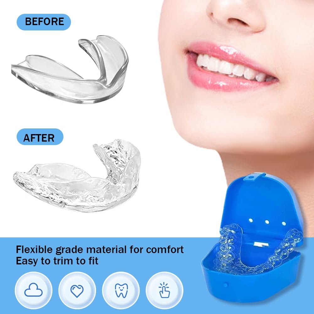 Капа Нічна 8 Формуємих для зубів від бруксизму, зменшує хропіння, покращує сон 2 розміри, фото №5