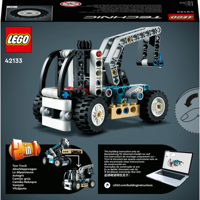 Конструктор LEGO Technic Телескопический погрузчик 143 деталей 42133, фото №3 Конструктор LEGO Technic Телескопический погрузчик 143 деталей 42133, фото №3