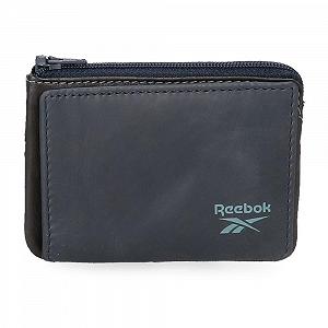 Кошелек Кожаный Reebok Division Черный Коричневый и Коричневый 11 см x 7 см x 1.5 см - Фото 1