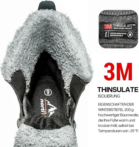 Чоловічі черевики NORTIV 8 чорно - сірий  44, фото №3