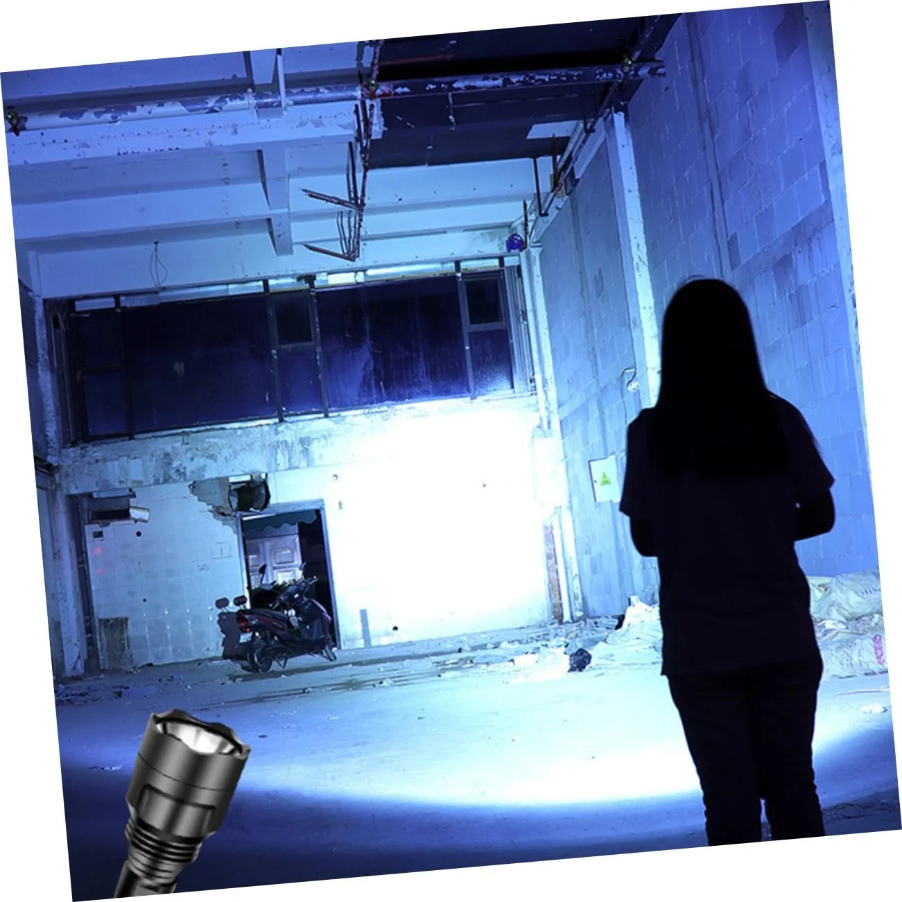 Ліхтарик HEMOTON 1 x Аварійний Вуличний Портативний Ручний Маленький Телескопічний, фото №9