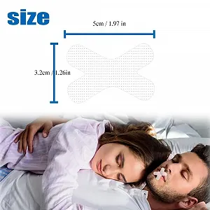 Смужки від хропіння, пачка 120 шт, ротовий пластир, для сну, покращує якість сну synthetic.ua - Фото 1