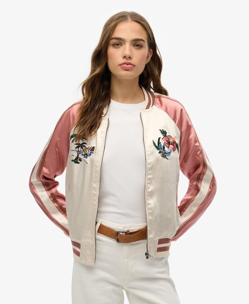 Бомбер Superdry Женский Embroidered Suikajan, фото №3